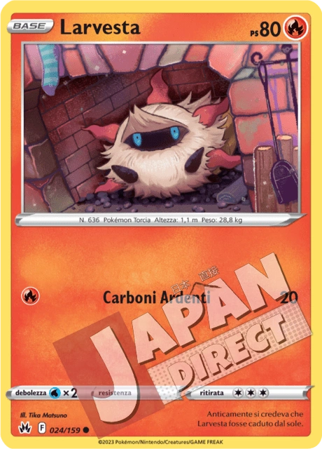 (CRZ 024/159) Larvesta  Comune