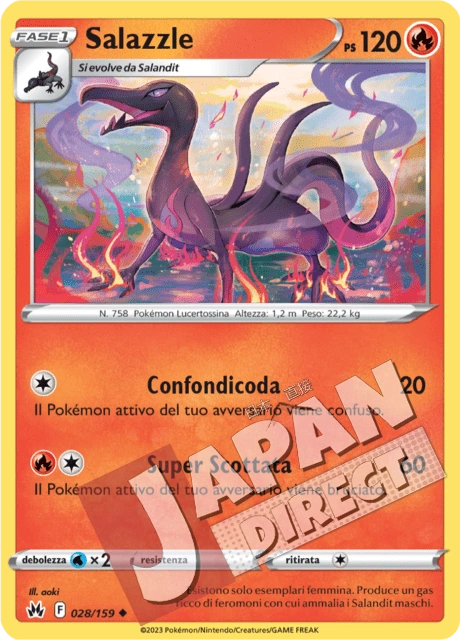 (CRZ 028/159) Salazzle  Non Comune