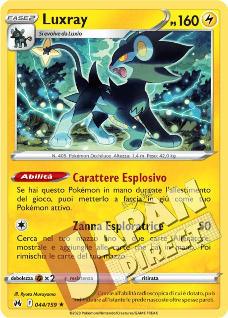 (CRZ 044/159) Luxray  Rara