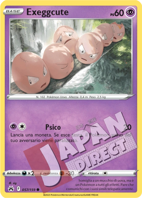 (CRZ 057/159) Exeggcute  Comune