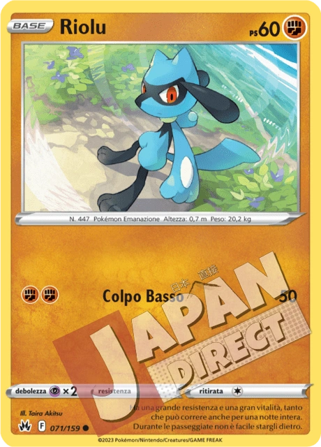 (CRZ 071/159) Riolu  Comune