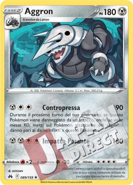 (CRZ 089/159) Aggron  Holo