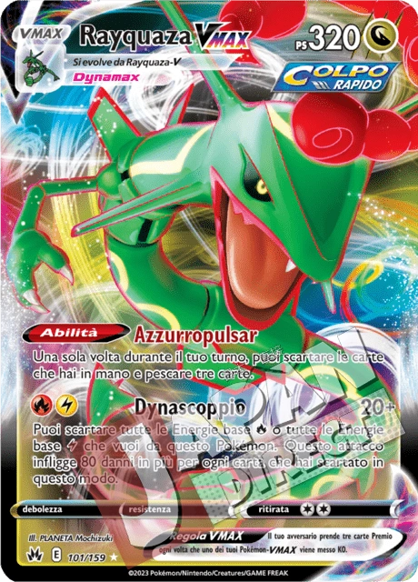 (CRZ 101/159) Rayquaza VMAX  Triple Rare
