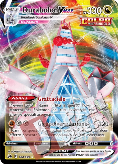 (CRZ 104/159) Duraludon VMAX  Triple Rare