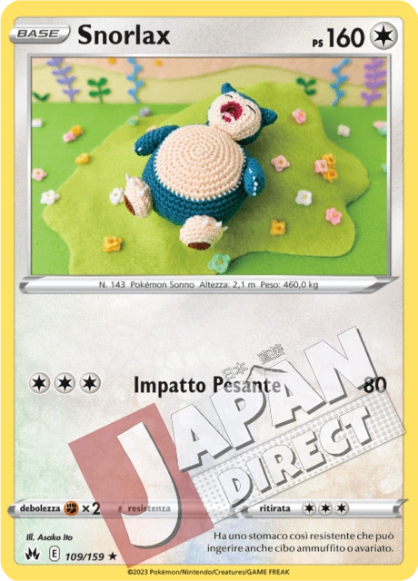 (CRZ 109/159) Snorlax  Rara