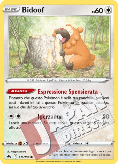 (CRZ 111/159) Bidoof  Comune