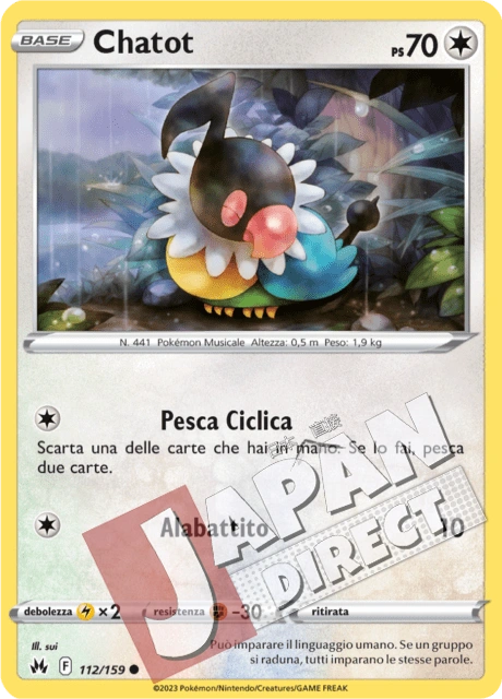 (CRZ 112/159) Chatot  Comune