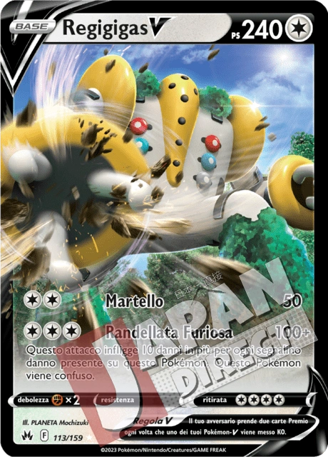 (CRZ 113/159) Regigigas V  Double Rare