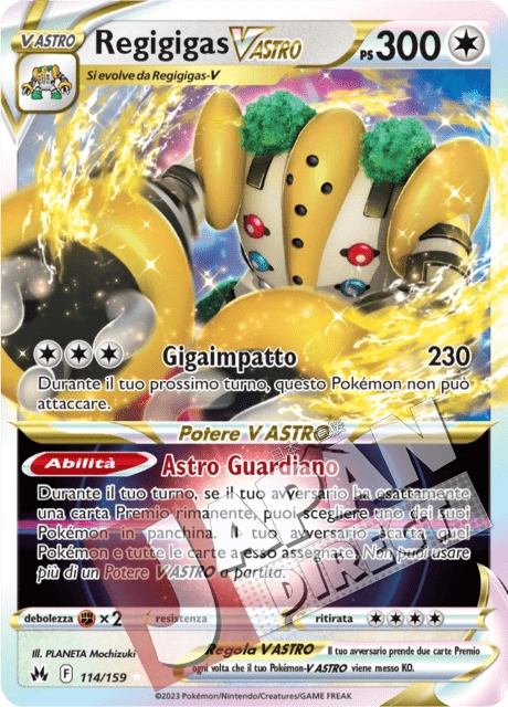 (CRZ 114/159) Regigigas V ASTRO  Triple Rare