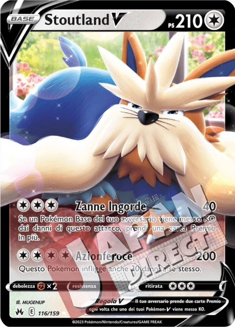 (CRZ 116/159) Stoutland V  Double Rare