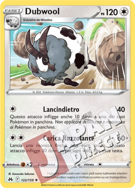 (CRZ 122/159) Dubwool  Rara