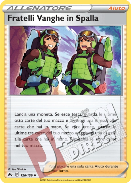 (CRZ 126/159) Fratelli Vanghe in Spalla  Non Comune