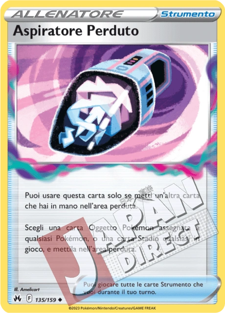 (CRZ 135/159) Aspiratore Perduto  Non Comune