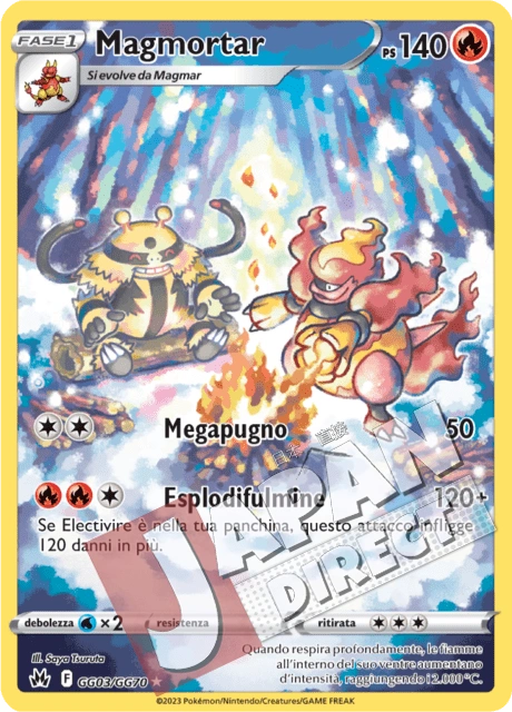 (CRZ GG03/GG70) Magmortar  Galleria di Galar