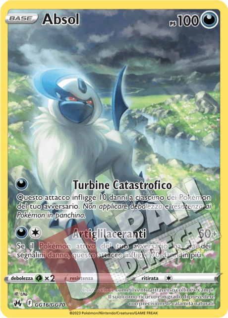 (CRZ GG16/GG70) Absol  Galleria di Galar