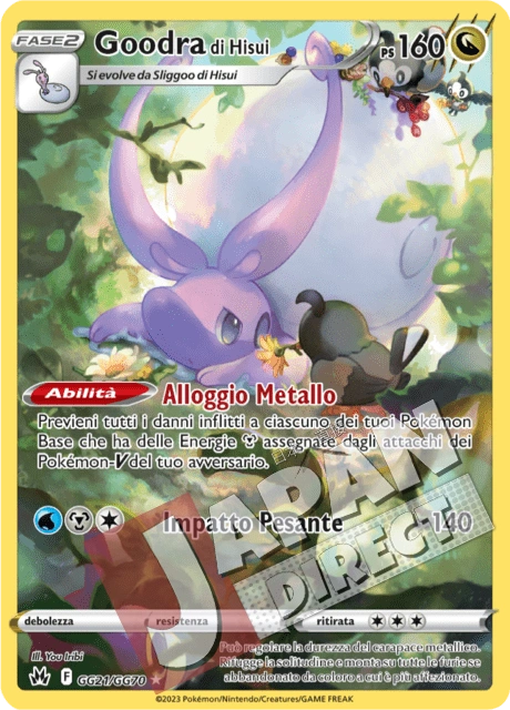 (CRZ GG21/GG70) Goodra di Hisui  Galleria di Galar