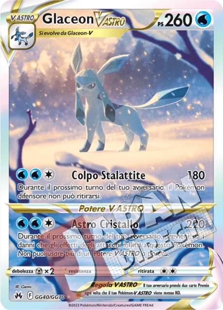 (CRZ GG40/GG70) Glaceon V ASTRO  Galleria di Galar