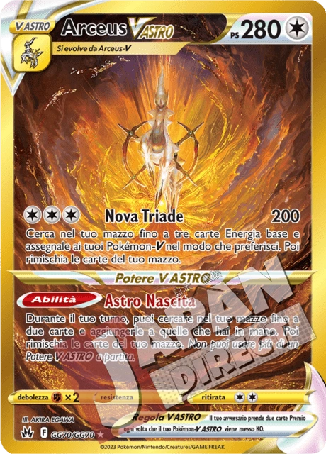 (CRZ GG70/GG70) Arceus V ASTRO  Galleria di Galar