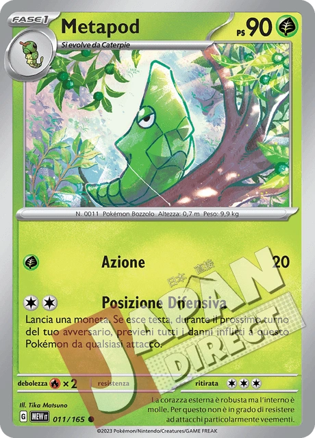 (MEW 011/165) Metapod  Comune