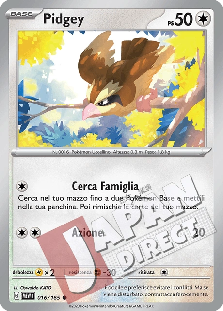 (MEW 016/165) Pidgey  Comune