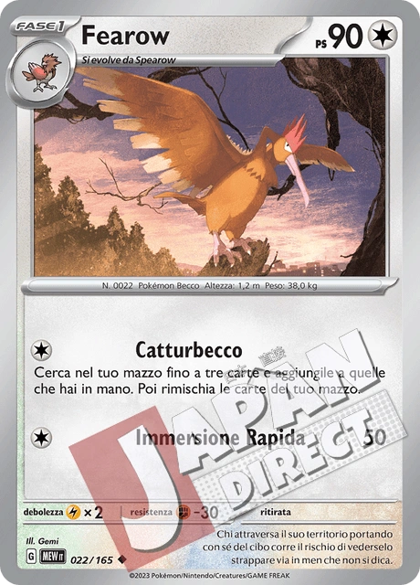 (MEW 022/165) Fearow  Non Comune