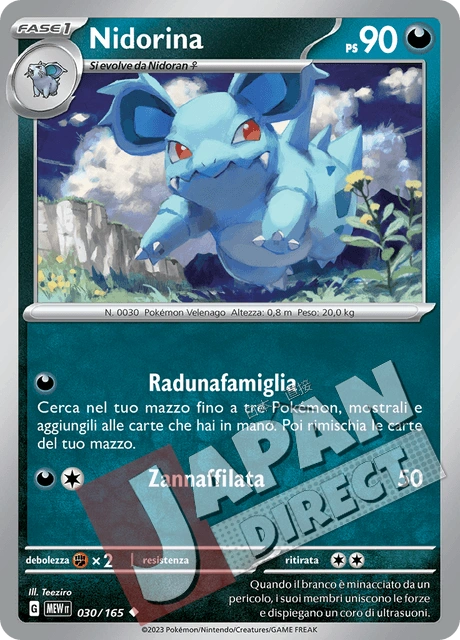 (MEW 030/165) Nidorina  Non Comune