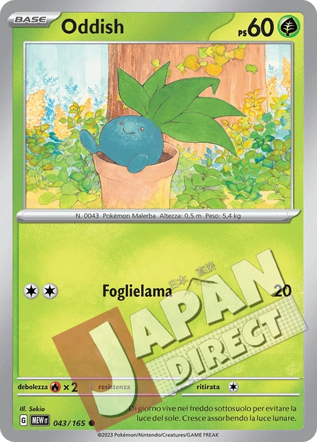 (MEW 043/165) Oddish  Comune