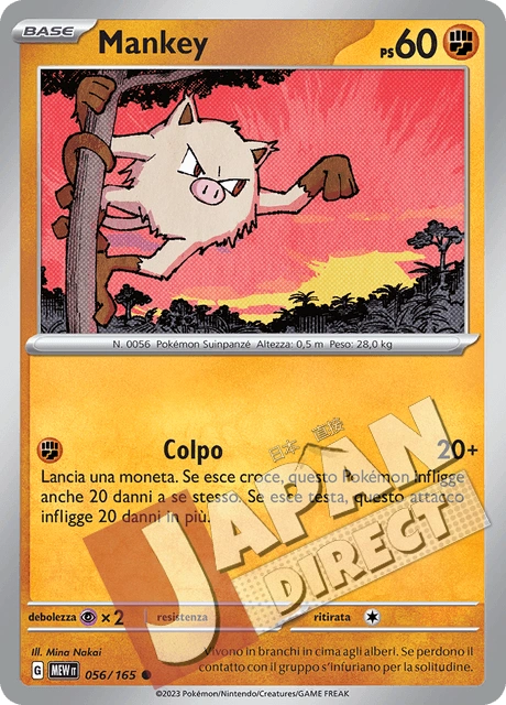 (MEW 056/165) Mankey  Comune