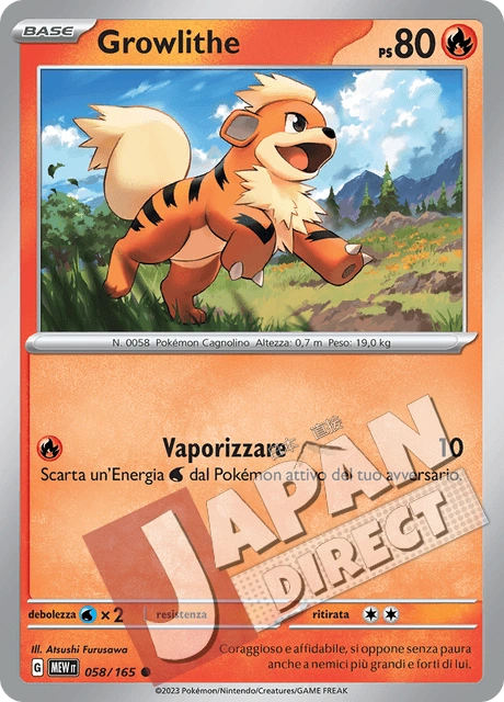 (MEW 058/165) Growlithe  Comune