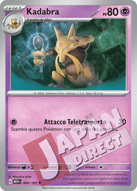 (MEW 064/165) Kadabra  Non Comune
