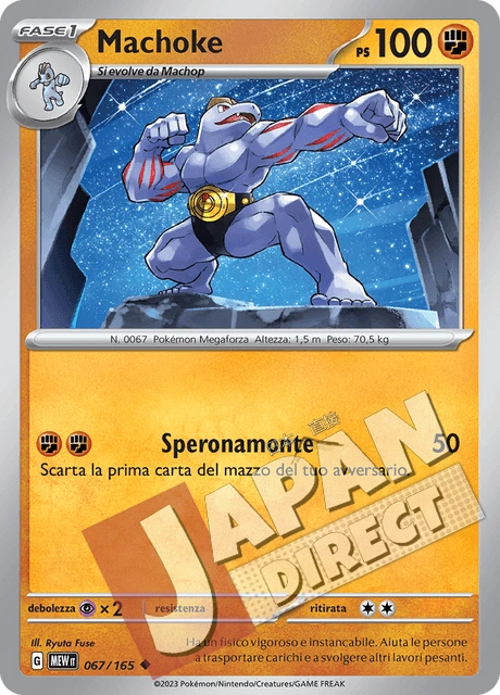 (MEW 067/165) Machoke  Non Comune