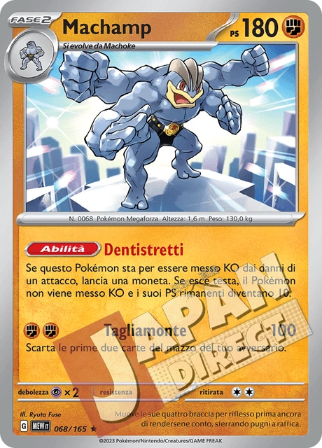 (MEW 068/165) Machamp  Rara
