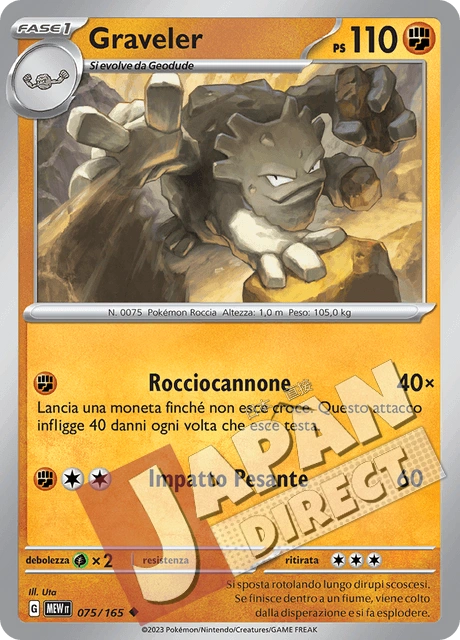 (MEW 075/165) Graveler  Non Comune