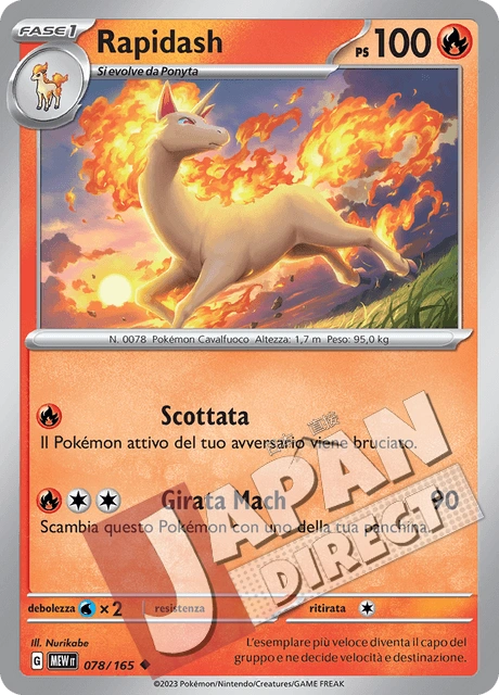 (MEW 078/165) Rapidash  Non Comune