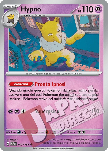 (MEW 097/165) Hypno  Non Comune