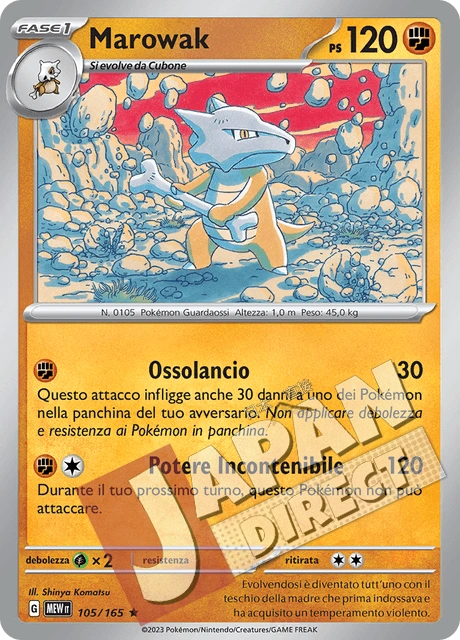 (MEW 105/165) Marowak  Rara