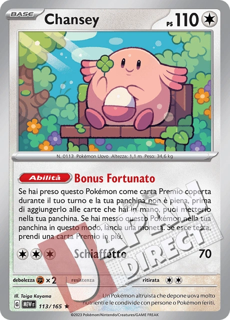 (MEW 113/165) Chansey  Rara