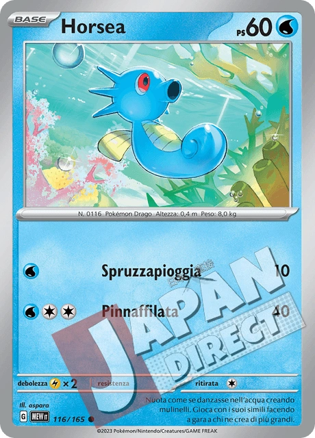 (MEW 116/165) Horsea  Comune