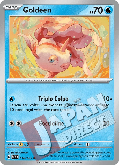 (MEW 118/165) Goldeen  Comune