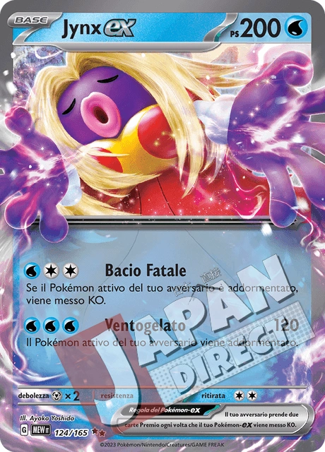 (MEW 124/165) Jynx-ex  Double Rare