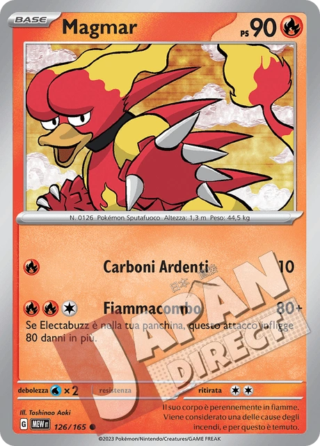 (MEW 126/165) Magmar  Comune