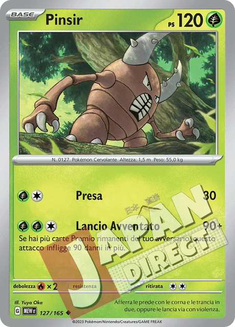 (MEW 127/165) Pinsir  Non Comune