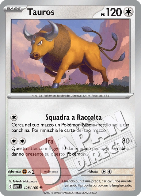(MEW 128/165) Tauros  Non Comune