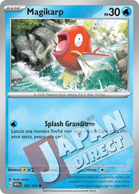 (MEW 129/165) Magikarp  Comune