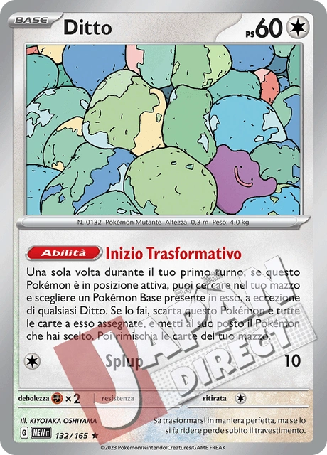 (MEW 132/165) Ditto  Rara