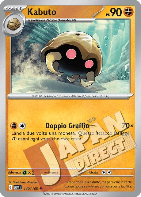 (MEW 140/165) Kabuto  Non Comune