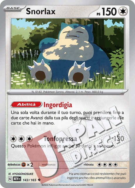 (MEW 143/165) Snorlax  Non Comune