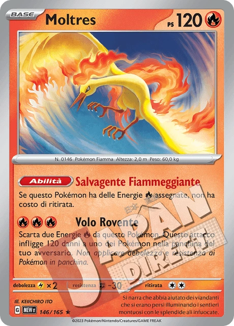 (MEW 146/165) Moltres  Rara