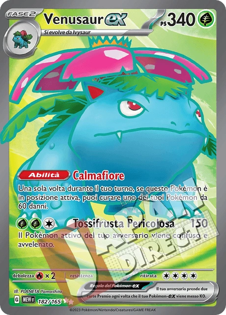 (MEW 182/165) Venusaur-ex  Full Art