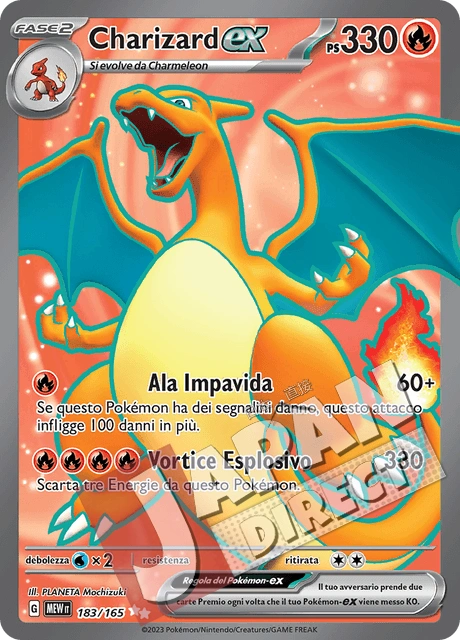 (MEW 183/165) Charizard-ex  Full Art